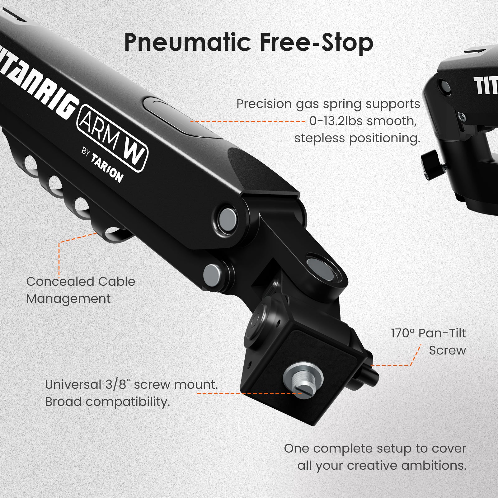 Titanrig Arm W Modular Overhead Camera Mount(Pre-order)