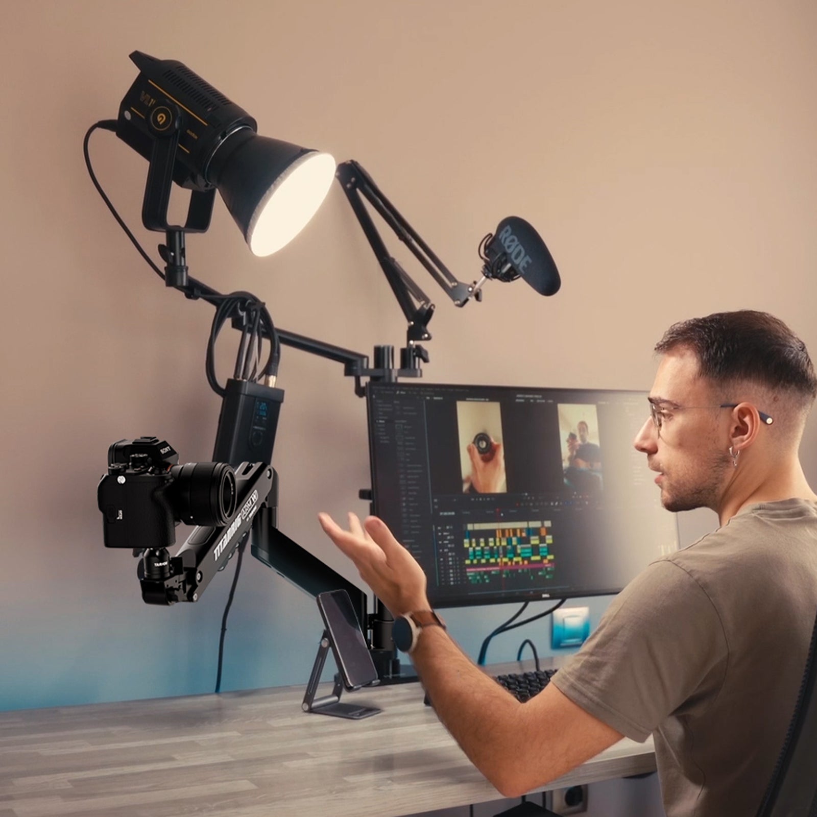 Titanrig Arm W Modular Overhead Camera Mount(Pre-order)