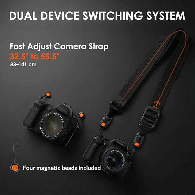 Quick-Release Magnetic Camera Strap