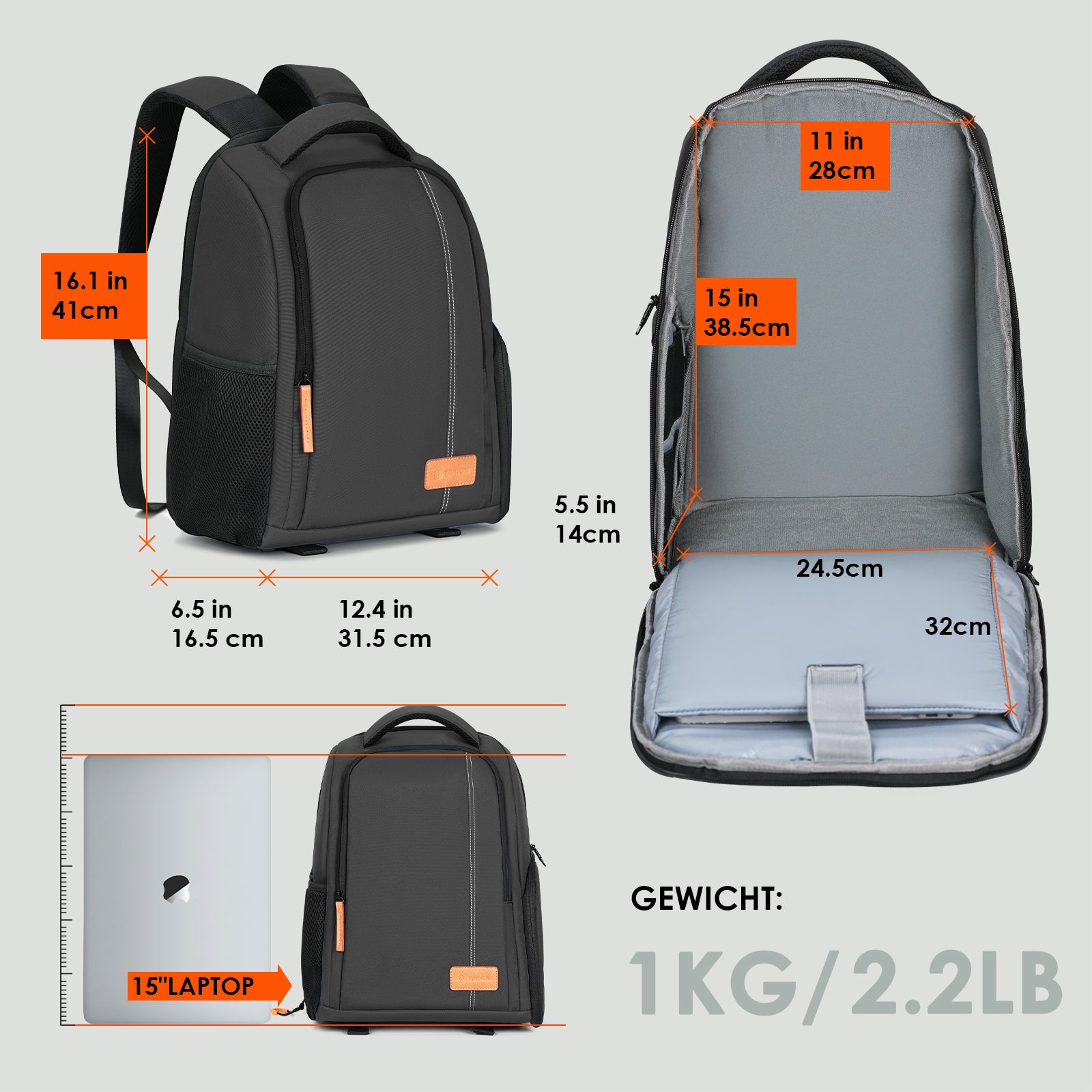 TB-04 Camera Backpack Smart