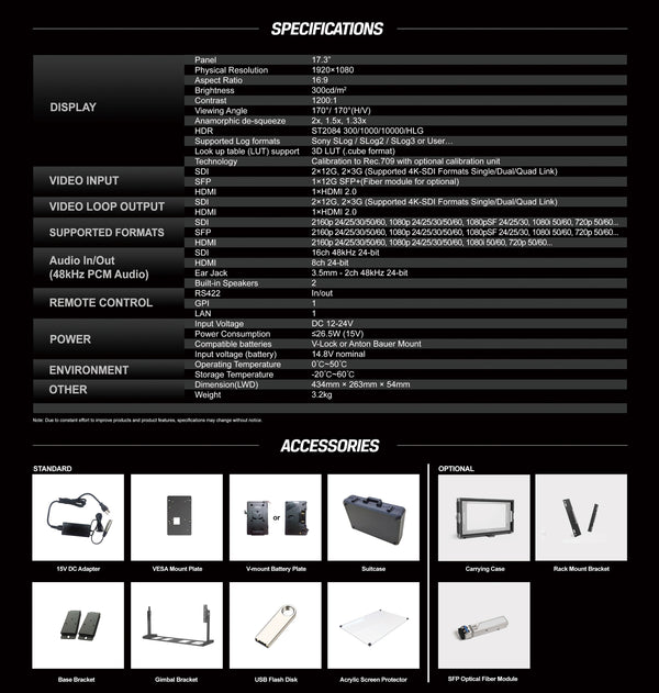 Tarion P17 Monitor