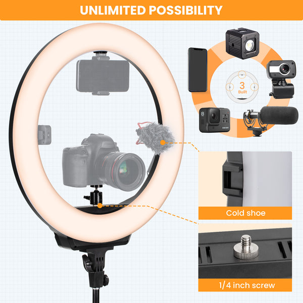 TARION 19 Inch Camera Ring Light