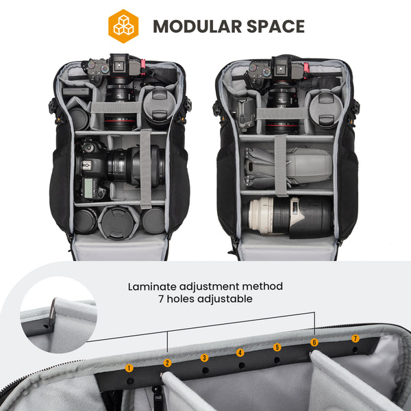 Mochila para cámara HX-L Run &amp; Gun | Serie hexagonal 