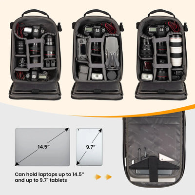 TR-H Camera Backpack Hard Shell Series TARION