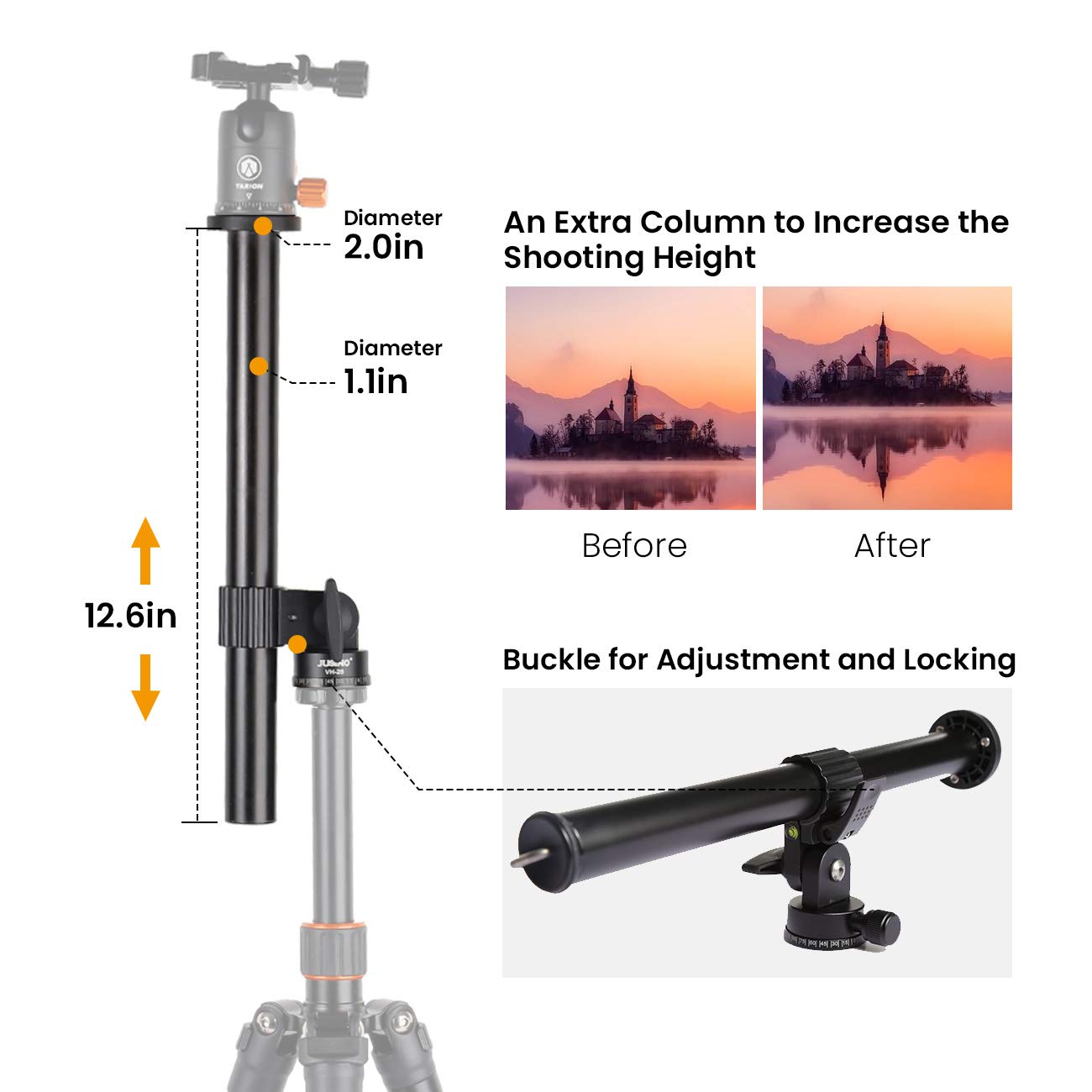 Columna central de trípode TARION VB-01 