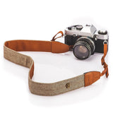 TARION Camera Strap Genuine Leather DSLR Neck Strap Belt Film Camera  Shoulder Strap Long Adjustable SLR Mirrorless Camera Strap Vintage Brown L1